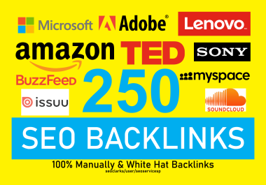 I Will Provide 250 Profile Creation High Authority SEO Backlinks