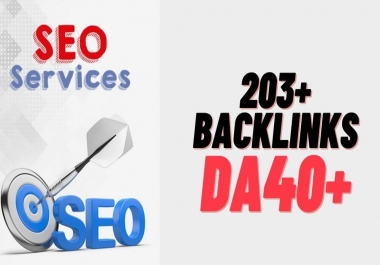 203 Links - All Backlinks DA40+ Manual PR6 to PR9 Moz verified domain to rank high within days