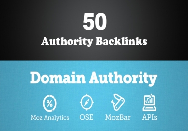 50 PR 5-9 Unique High Authority Backlinks