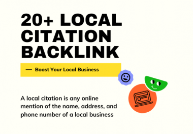 I will rank your Local business with 20+ local citations