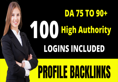 I Will Do 100 Profile Creation Live Backlinks For Your Website Ranking