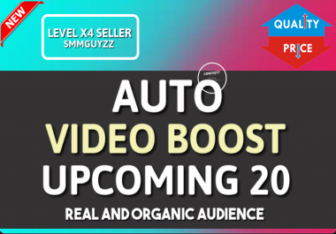 Organically Automatic Boost Social Video Upcoming Uploads