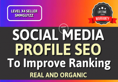 I Will Do SEO For Your Social Media To Improve Ranking