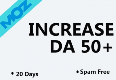 increase domain authority da 50 plus