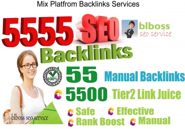 5555+ Mix Platform Backlinks Web2,  Profile,  Wiki,  Bookmark,  Edu-Gov And 5500+ Tier2 Link Juice