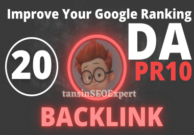 I will Manually Do 20 High Authority UNIQUE PR9 - PR10 DA Backlink For Increasing Google Ranking