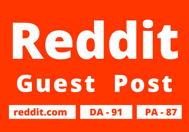 I will publish 2 Guest Posts with your website on Reddit