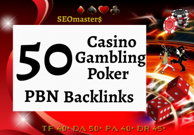 50 PBN for Casino Poker Judi bola Football Betting Slot online - All Gambling website