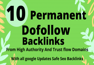 Top 10 Dofollow Profile DA 40+ Backlinks