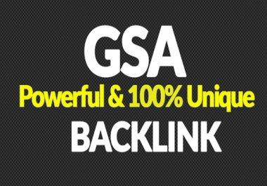 I will Create 2 Million Authority Quality GSA SER Verified Backlinks