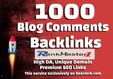 5x 1000 Blog Comments Backlinks For Increase Link Juice And Faster Index on Google GSA SER Blast SEO