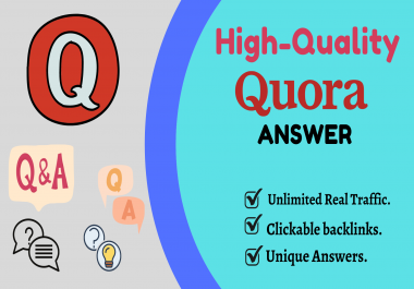 Promote Your Website with 100 High-Quality Quora Answer