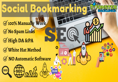 150 Social Bookmarking With High-Quality Backlinks Ranks Your Website.