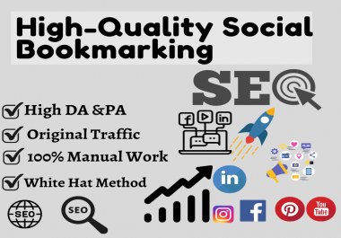 I will provide the top 30 High-Quality Social Bookmarking To Rank Your Website.