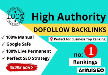 I will create 500 manual high da permanent dofollow backlinks off page SEO