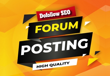 Boost Site Alexa Rank with 500 Forum Posting SEO backlinks
