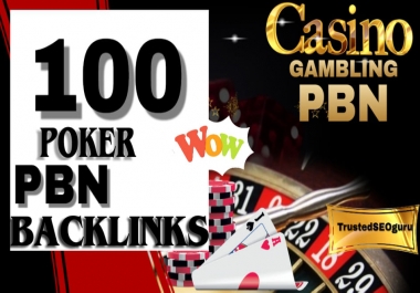 Rank your website 100 PBN DR 60+ casino Online Poker Esports Betting slotxo Gambling Websites