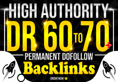 I will create high authority 10 PBN DR 60 to 70 SEO do follow permanent backlinks