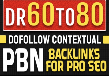 I will 10 PBN DR 60 TO 80 Permanent HomePage high quality PBN Dofollow Backlinks