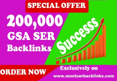 1000,000 GSA SER SEO Website Ranking Backlinks