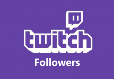 100+ Follows your Twitch account