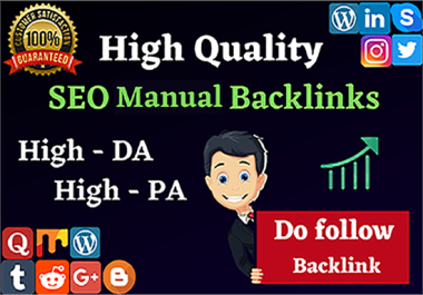Rank On Google 1st Page 100 SEO Manual High Authority Backlinks,  Web 2.0 & Profile Bookmarking