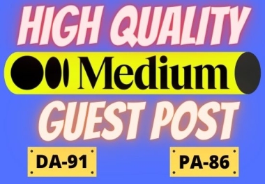 I will do high quality guest post with backlinks