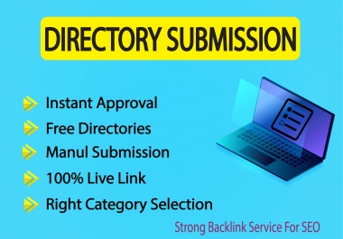 Provide 100 Dofollow Directory Submission Backlinks