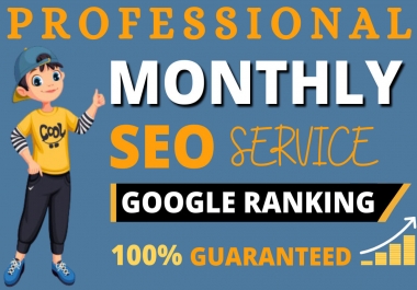 Provide monthly off page SEO service with white hat backlinks