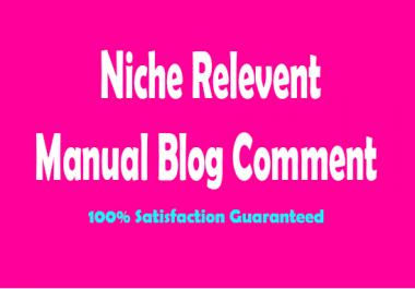 50 Unique Domains Niche Relevant Blog Comment Seo Backlinks