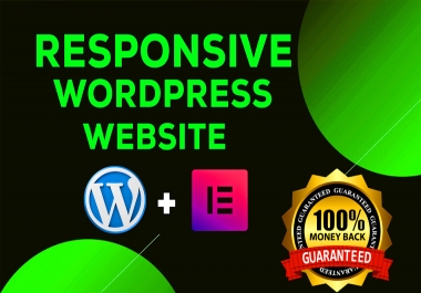 I will do design,  develop,  clean and modern wordpress website as elementor pro expert