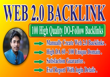 I will do web 2 0 backlinks manually