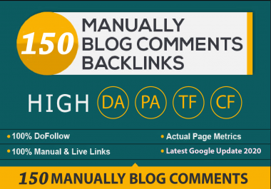 I will provide Dofollow Blog Comments High DA PA,  DoFollow Backlinks