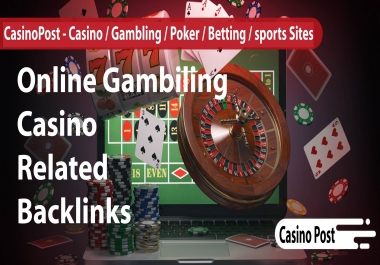 Create 380+ Casino,  Gambling,  Poker Related Web 2.0 PBNs Blog Post backlink