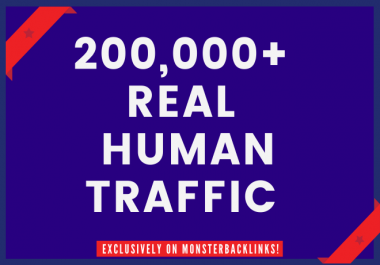Send 200,000+ Real Human traffic from Google,  yahoo etc
