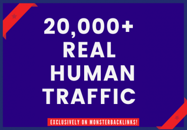 Send 20000+ real human visitors from google,  yahoo,  bing etc