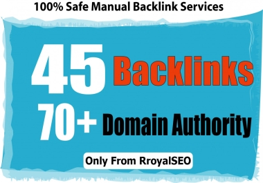 Limited Time- 45 Backlinks from High DA-70+ Domains-Skyrocket your Google RANKINGS