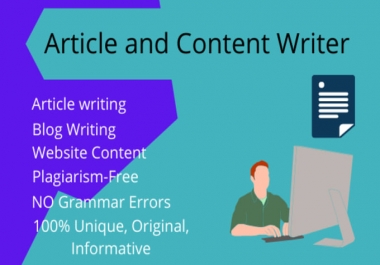 I will write 500 SEO friendly article blog post content writing writer rewrite