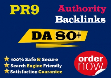 I will create 30 powerful da 80 anchor text high authority backlinks
