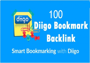 I will Create Diigo High Quality 100 Bookmark backlink PR8-9 Google 1