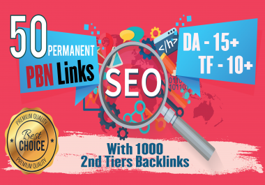 2022 Powerful 50 Homepage Dofollow PBN With 1000 2nd Tiers Backlinks google 1st page