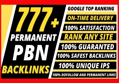 POWERFULL - 777 - DA/DR 40+ PBN Links Gambling/Poker/Casino/Gaming Permanent Backlinks