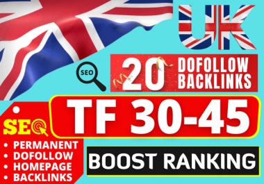 Create high 30-45 do follow uk seo backlinks