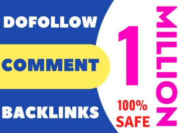 1 million dofollow blog comment GSA backlinks premium package tierd