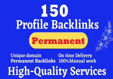 Permanent 150 Dofollow with high authority Manual PR8-2 SEO backlinks service