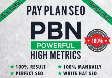 Build 50 PBN High DA PA TF CF HomePage Contextual Permanent Backlinks - Dofollow Quality Links