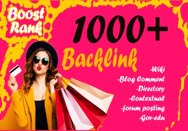 1000+ contextual mix wiki gov-edu forum posting dofolow backlink for ranking