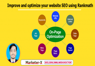I will improve and optimize your website SEO using Rankmath