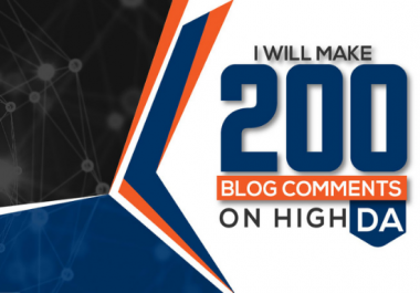 I will 200 unique domain seo blog comments dofollow backlinks