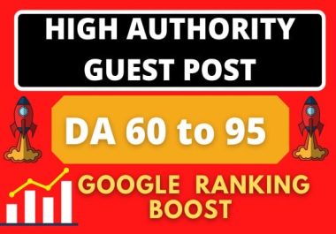 Write And Publish Guest Post On 20 Websites Da 60 Plus